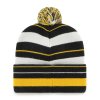 Pánská zimní čepice Boston Bruins NHL Power Line '47 CUFF KNIT Black