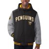 Pánská bunda Pittsburgh Penguins NHL Cold Front Polyfilled Padded Jacket w. Hood
