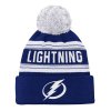 Dětská zimní čepice Tampa Bay Lightning NHL Jacquard Cuffed Knit With Pom