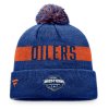 Pánská zimní čepice Edmonton Oilers NHL Fundamental Beanie Cuff with Pom