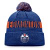 Pánská zimní čepice Edmonton Oilers NHL Fundamental Beanie Cuff with Pom