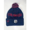 Dětská zimní čepice Colorado Avalanche NHL Cufed Knit With Pom