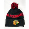Dětská zimní čepice Chicago Blackhawks NHL Cufed Knit With Pom