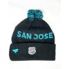 Dětská zimní čepice San Jose Sharks NHL Cufed Knit With Pom