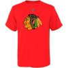 Dětské tričko Connor Bedard #98 Chicago Blackhawks NHL Player Name & Number Red