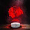 Led Světlo Chicago Blackhawks NHL