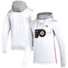 Pánská mikina Philadelphia Flyers NHL Adidas Refresh Skate Lace AEROREADY Pullover Hoodie - White