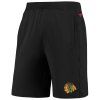 Pánské kraťasy Chicago Blackhawks NHL Authentic Rinkside Performance černá s kapsami na zip
