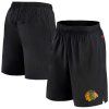 Pánské kraťasy Chicago Blackhawks NHL Authentic Rinkside Performance černá s vnitřními kraťasy