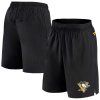 Pánské kraťasy Pittsburgh Penguins NHL Authentic Rinkside Performance černá s vnitřními kraťasy