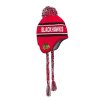Dětská zimní čepice Chicago Blackhawks NHL Jacquard Tassel Knit With Pom