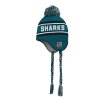 Dětská zimní čepice San Jose Sharks NHL Jacquard Tassel Knit With Pom