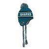 Dětská zimní čepice San Jose Sharks NHL Jacquard Tassel Knit With Pom