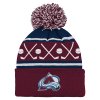 Dětská zimní čepice Colorado Avalanche NHL Face-Off Cuff Pom