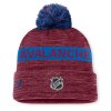 Pánská zimní čepice Colorado Avalanche NHL Authentic Pro Rink Beanie Cuff With POM