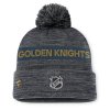 Pánská zimní čepice Vegas Golden Knights NHL Authentic Pro Rink Beanie Cuff With POM