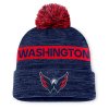 Pánská zimní čepice Washington Capitals NHL Authentic Pro Rink Beanie Cuff With POM
