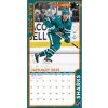 Kalendář San Jose Sharks NHL 2025 Wall Calendar