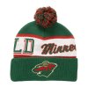Pánská zimní čepice Minnesota Wild NHL Block Sweep Pom Knit