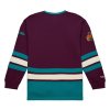 Pánská mikina Anaheim Ducks NHL Heritage Lace-Up Crew Vintage Logo