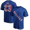 Pánské tričko Adam Fox #23 New York Rangers NHL Stack Logo Name & Number