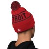 Pánská zimní čepice Detroit Red Wings NHL Blizzard Pom Beanie