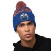Pánská zimní čepice Edmonton Oilers NHL Blizzard Pom Beanie