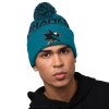 Pánská zimní čepice San Jose Sharks NHL Blizzard Pom Beanie
