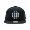 Pánská kšiltovka Boston Bruins NHL Evergreen Black White Snapback Vntg