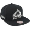 Pánská kšiltovka Colorado Avalanche NHL Evergreen Black White Snapback