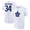 Pánské tričko Auston Matthews #34 Toronto Maple Leafs NHL Fanatics Authentic Stack Name & Number T-Shirt - White