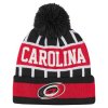 Dětská zimní čepice Carolina Hurricanes NHL Go Fast Cuffed Knit W Pom