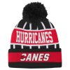 Dětská zimní čepice Carolina Hurricanes NHL Go Fast Cuffed Knit W Pom