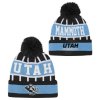 Dětská zimní čepice Utah Mammoth NHL Go Fast Cuffed Knit W Pom