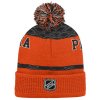 Dětská zimní čepice Philadelphia Flyers NHL Puck Pattern Cuffed Pom