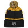 Dětská zimní čepice Pittsburgh Penguins NHL Puck Pattern Cuffed Pom