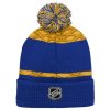 Dětská zimní čepice Buffalo Sabres NHL Puck Pattern Cuffed Pom