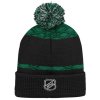 Dětská zimní čepice Dallas Stars NHL Puck Pattern Cuffed Pom