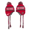 Dětská zimní čepice Detroit Red Wings NHL Jacquard Tassel Knit With Pom