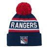 Dětská zimní čepice New York Rangers NHL 3Rd Jersey Jacquard Cuff Pom