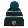 Dětská zimní čepice San Jose Sharks NHL 3Rd Jersey Jacquard Cuff Pom