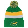 Dětská zimní čepice Minnesota Wild NHL Cuffed Beanie With Pom