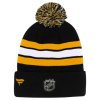 Dětská zimní čepice Boston Bruins NHL Cuffed Beanie With Pom