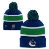 Dětská zimní čepice Vancouver Canucks NHL Cuffed Beanie With Pom