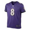 Pánský dres Lamar Jackson #8 Baltimore Ravens NFL Nike Game Home Jersey