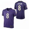 Pánský dres Lamar Jackson #8 Baltimore Ravens NFL Nike Game Home Jersey