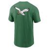 Pánské tričko Philadelphia Eagles NFL Nike Rewind Front and Back Hit Essential Cotton Tee