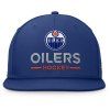 Pánská kšiltovka Edmonton Oilers NHL Authentic Pro A/Cap Flat Brim Square Visor Structured Adjustable
