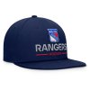 Pánská kšiltovka New York Rangers NHL Authentic Pro A/Cap Flat Brim Square Visor Structured Adjustable