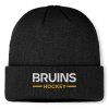 Pánská zimní čepice Boston Bruins NHL Authentic Pro A/Cap Cuffed Beanie černá